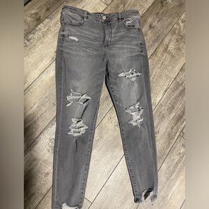 american eagle jeans womens 16 super hi rise jeggings next level stretch